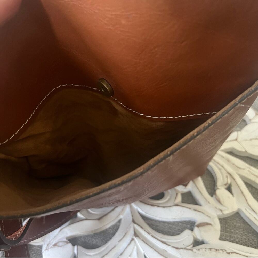 Patricia Nash Brown Leather Crossbody Bag Purse - Picture 7 of 10